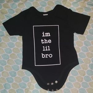 ♡Baby "I'm the little bro" one piece